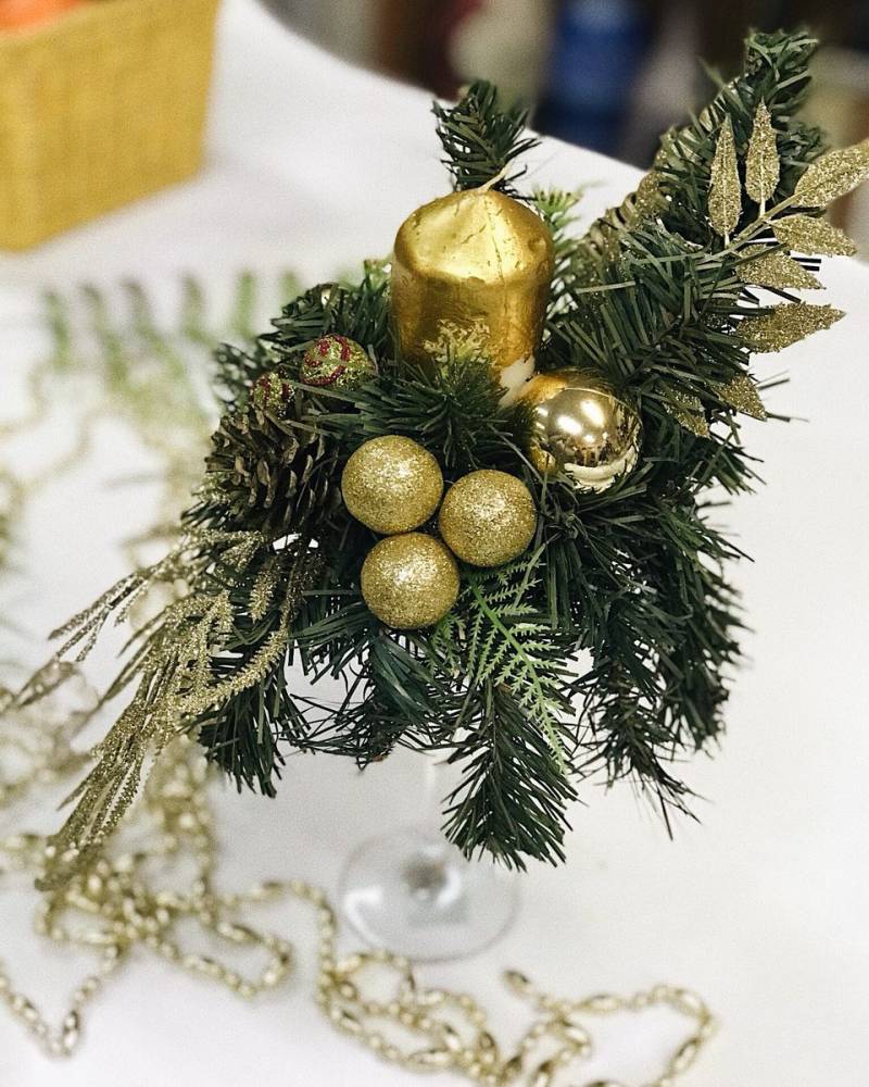 Свеча «Новогодний коктейль»