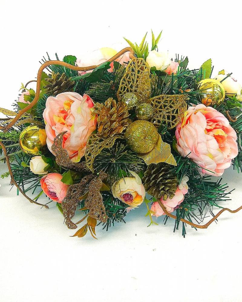 «Новогодние пионы»